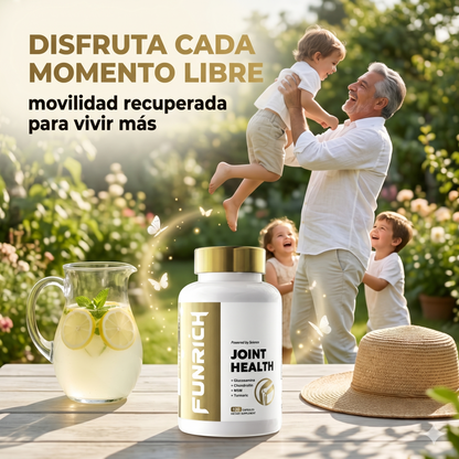 Funrich — Salud Articular Completa con Glucosamina, Cúrcuma y Colágeno
