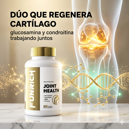 Funrich — Salud Articular Completa con Glucosamina, Cúrcuma y Colágeno