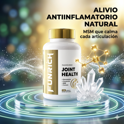 Funrich — Salud Articular Completa con Glucosamina, Cúrcuma y Colágeno